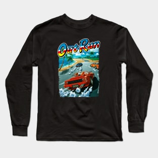 Mod.5 Arcade Out Run OutRun Video Game Long Sleeve T-Shirt